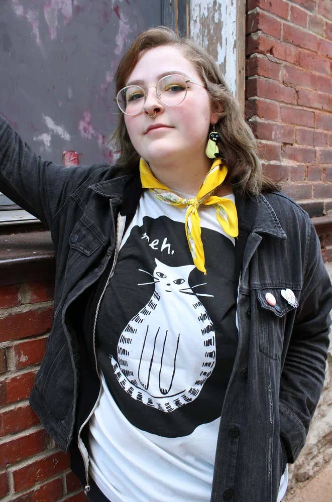 Meh Cat Shirt - Yonder Studios