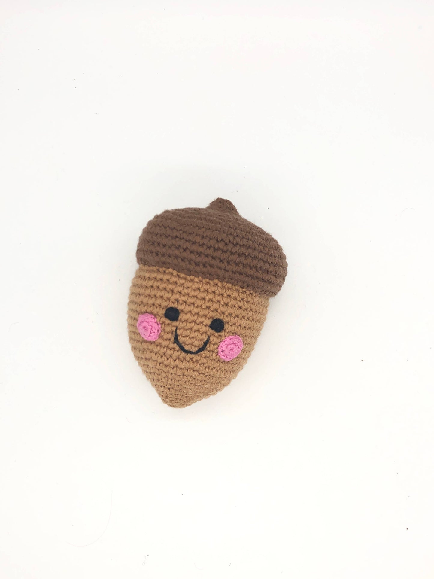 Friendly Acorn Rattle - Pebble
