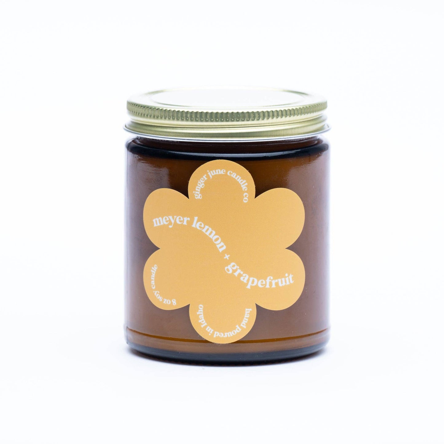 Meyer Lemon + Grapefruit - 9 oz soy candle - Ginger & June