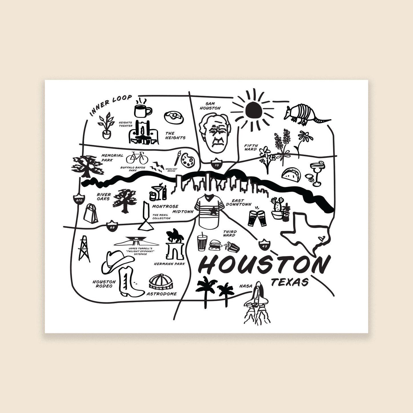 Houston Print