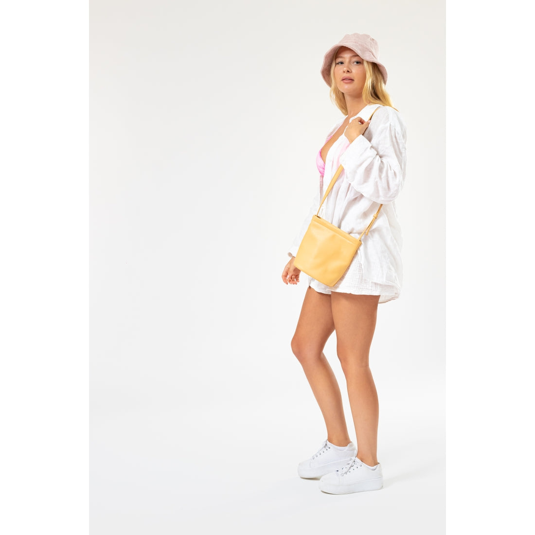 Layla Simple Crossbody - Yellow