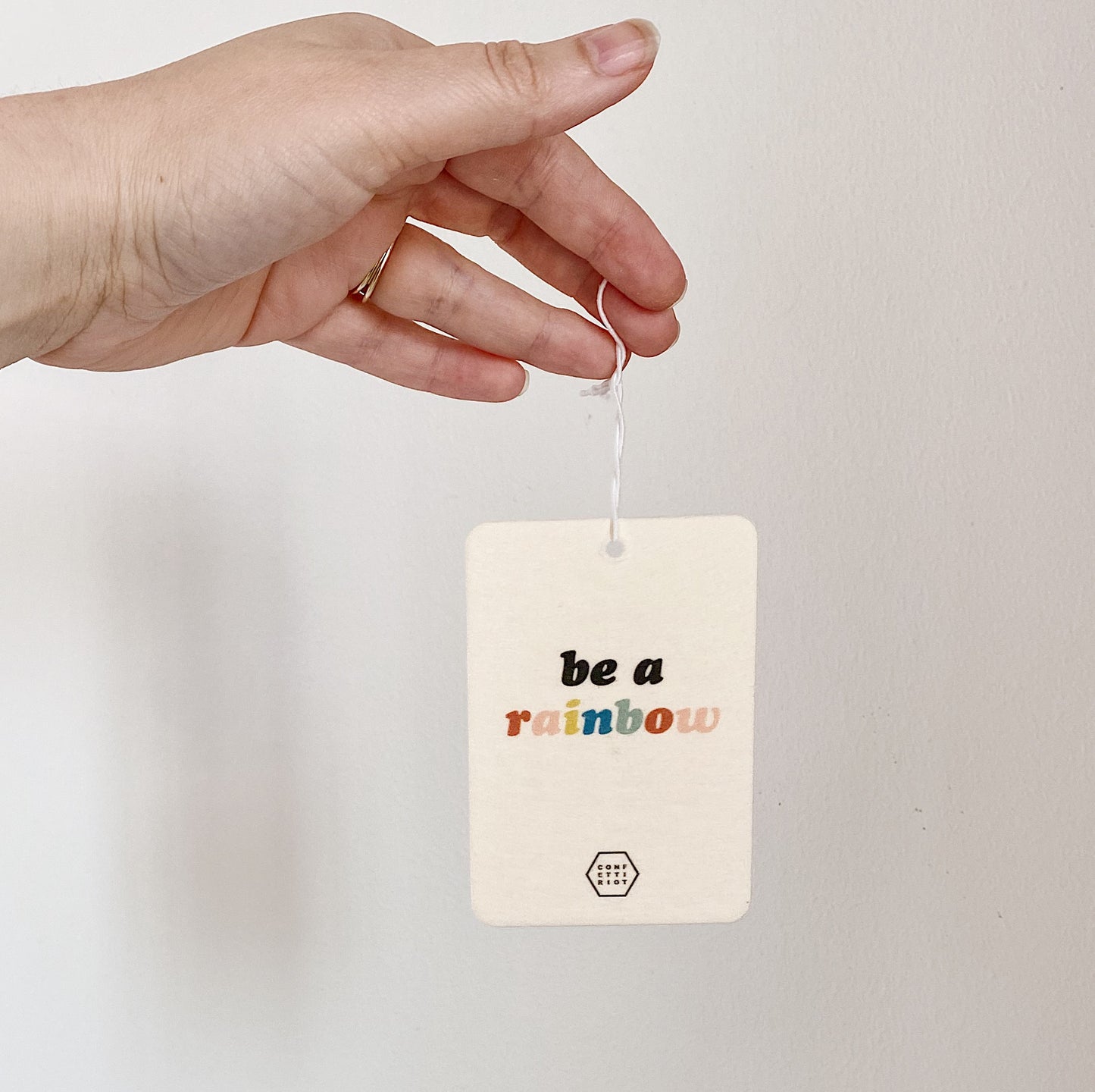 Be A Rainbow - Car Freshener - Confetti Riot