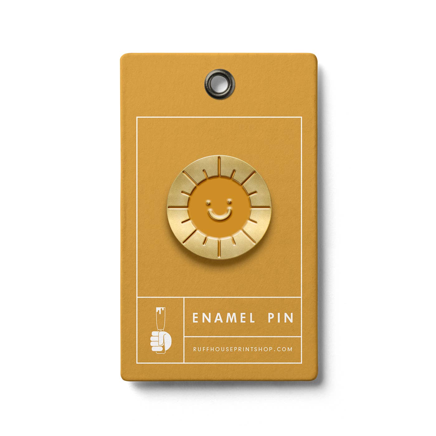 Happy Sun Enamel Pin