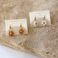 Beaded Flower Mini Hoop Earrings - Confetti Riot