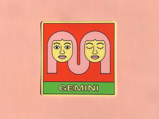 Gemini Vinyl Sticker