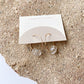 Clear Trio Hoop Earrings