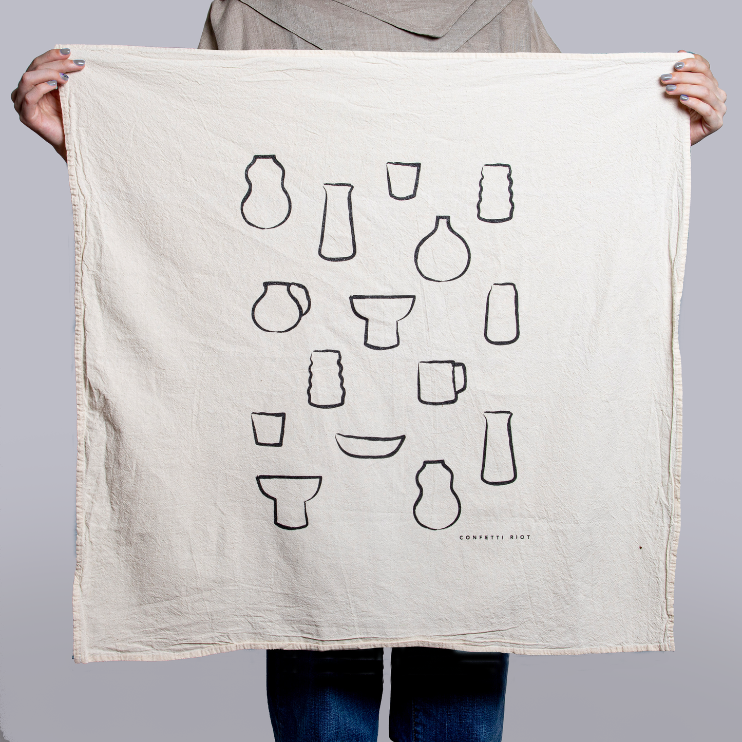 Paper & Clay Ceramics Tea Towel