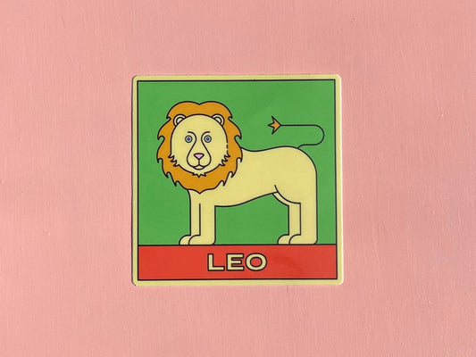 Leo Vinyl Sticker