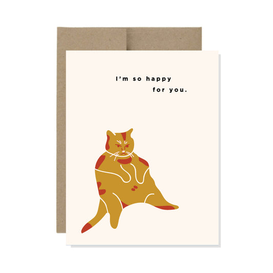 Happy Cat - Card