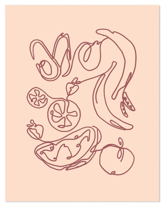 Fruits + Veg Print