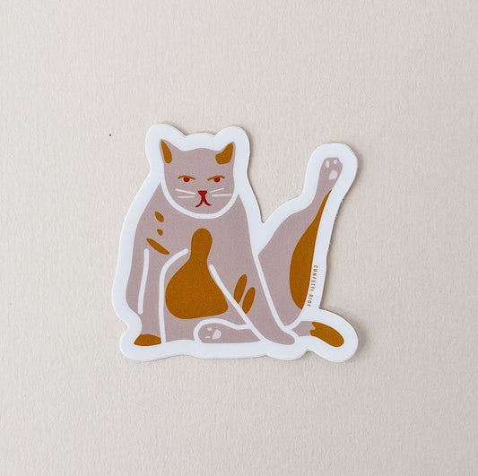 Sexy Cat Sticker - Confetti Riot