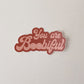 Boobiful Sticker