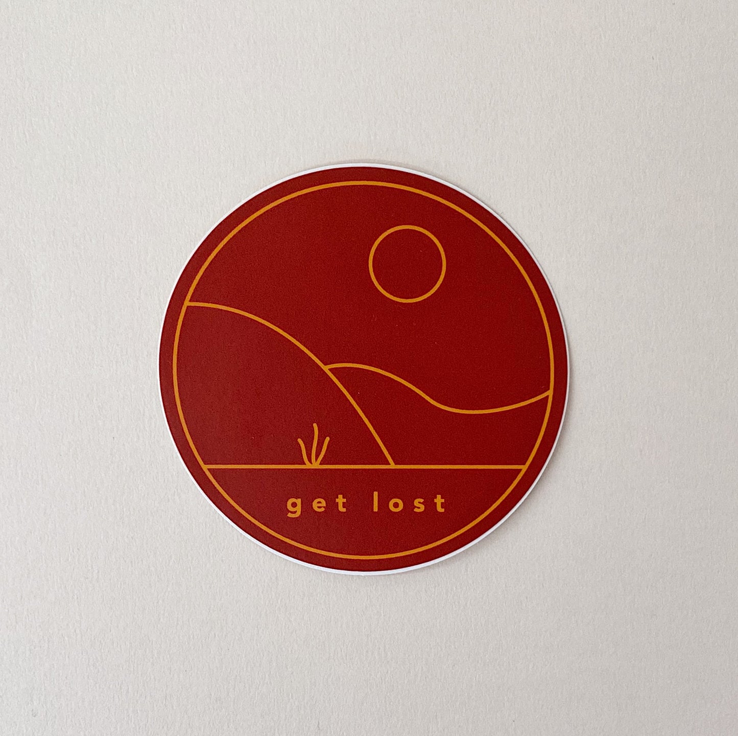 Get Lost Sticker