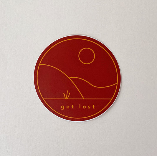 Get Lost Sticker