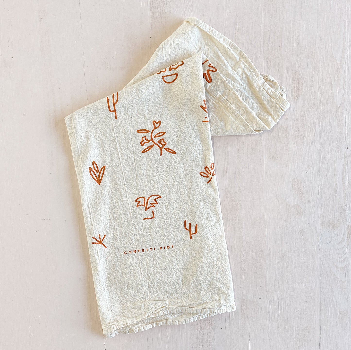 Nature Tea Towel - Natural - Confetti Riot
