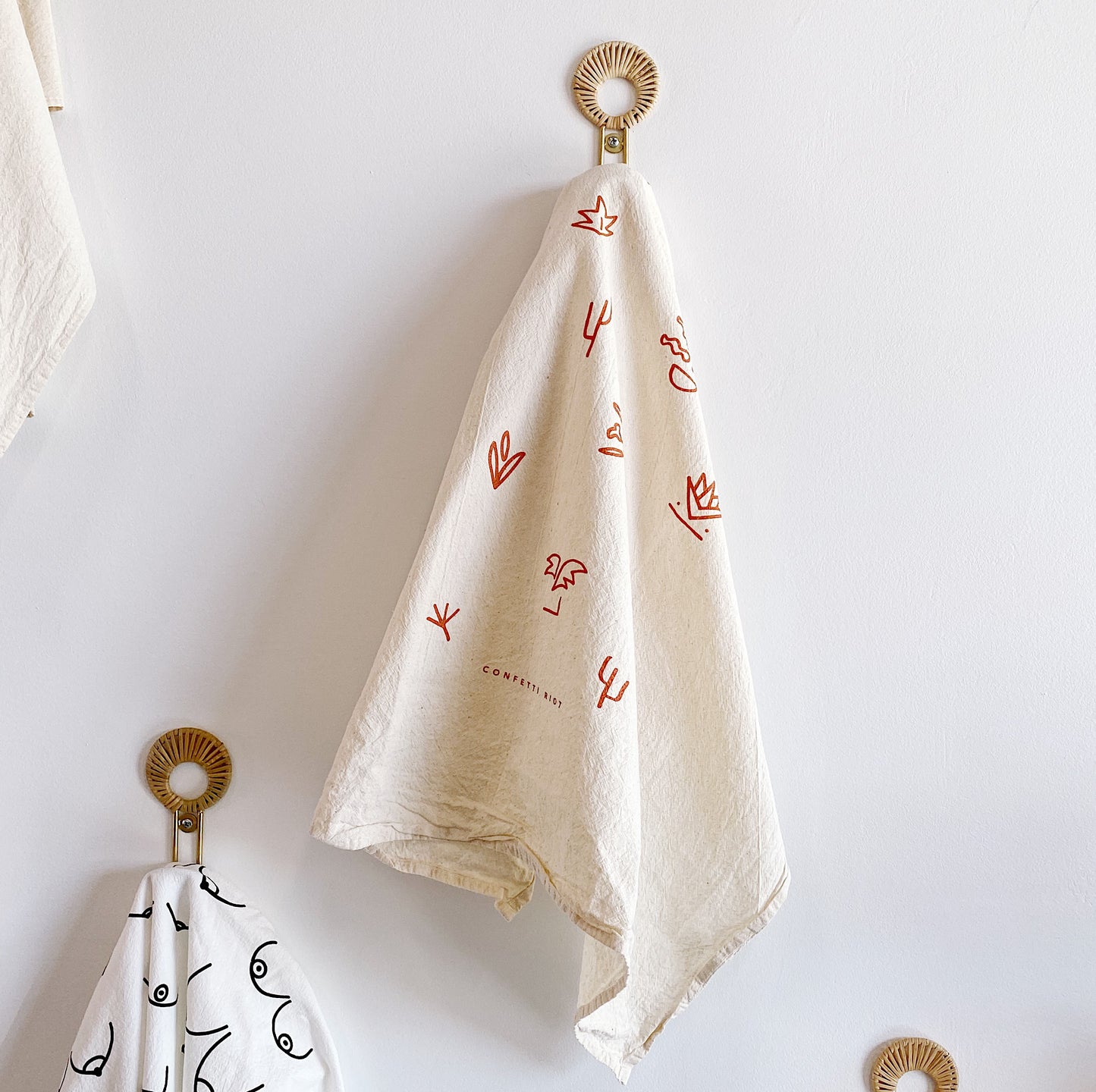 Nature Tea Towel - Natural - Confetti Riot