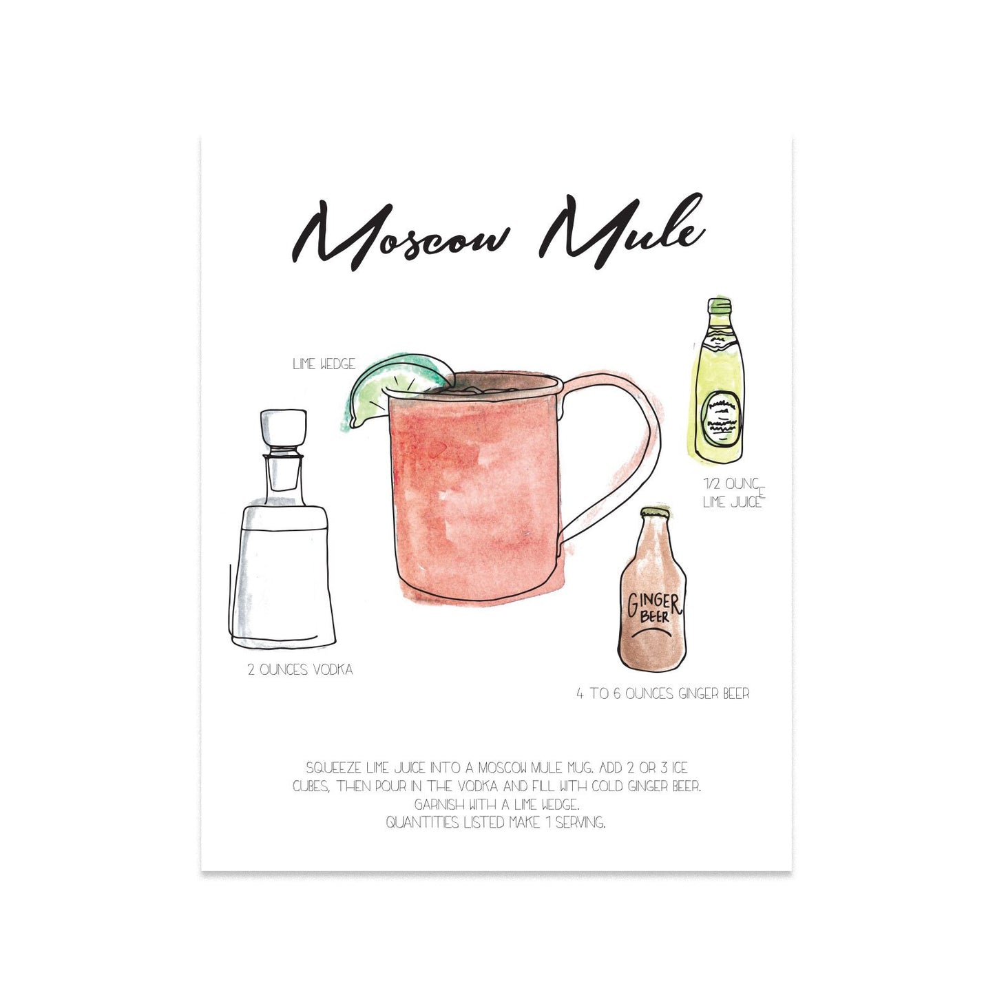 Moscow Mule Print - The Social Club